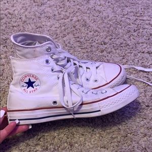 White High Top Converse
